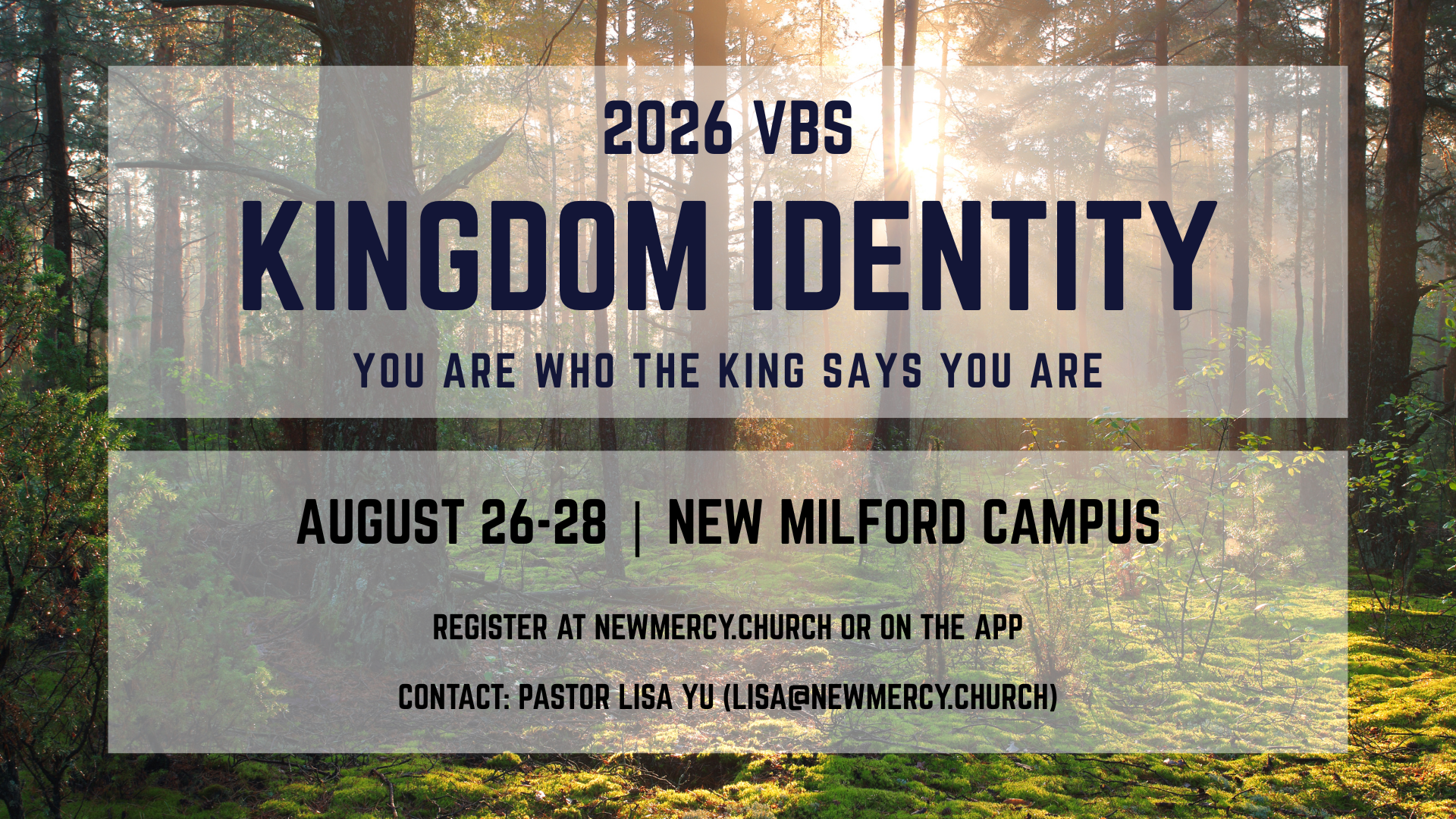 2026 VBS: Kingdom Identity