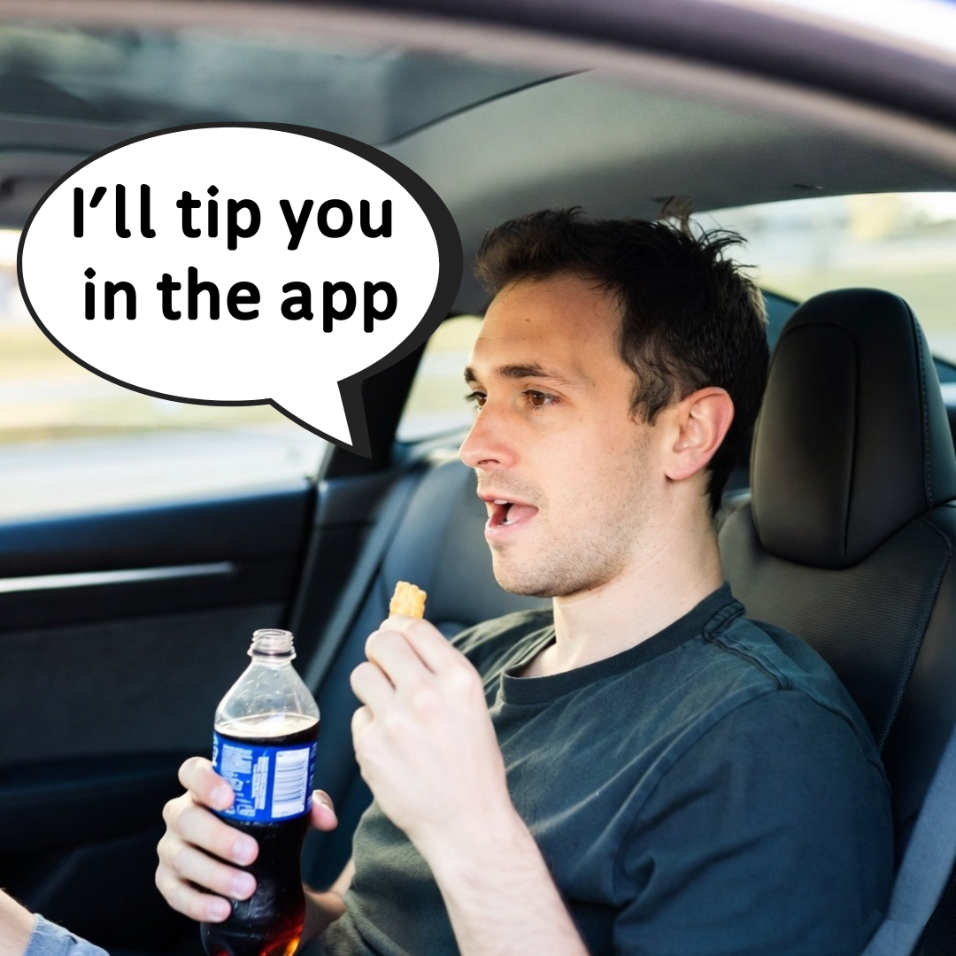 No Tips After Promised: A Rideshare Driver’s Frustration