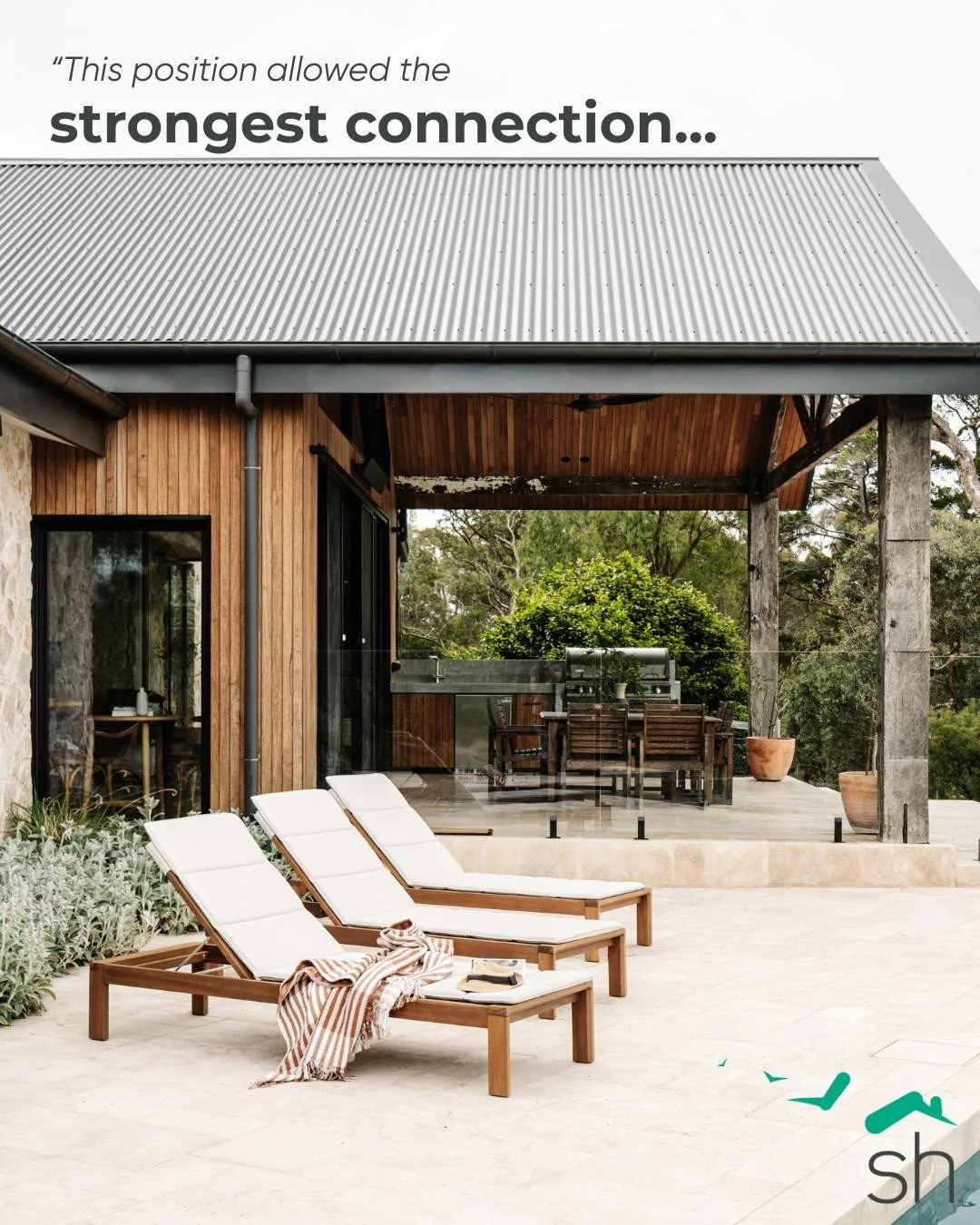 There&rsquo;s a rare kind of satisfaction in standing here and seeing the architecture and the landscape finally speak the same language.⁠
⁠
This position wasn&rsquo;t the easiest to build on, but it allowed us to create the strongest possible connec