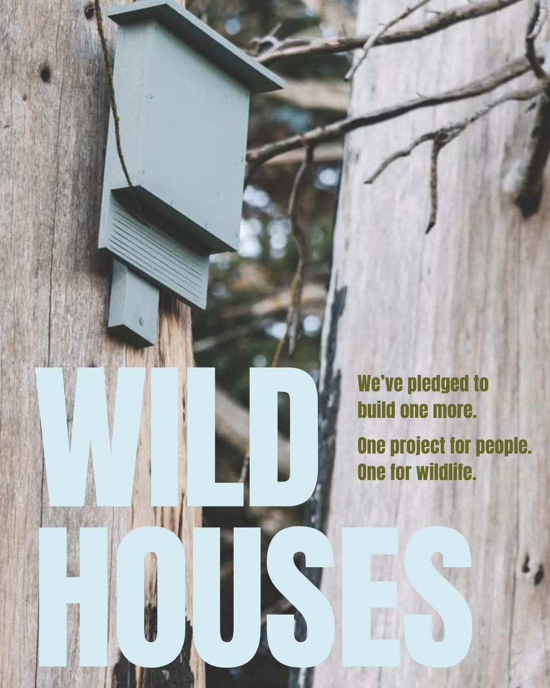 We&rsquo;ve joined Wild Houses - a one-to-one pledge that funds wildlife habitat alongside the homes and projects we deliver.⁠
⁠
For every project completed, a Wild House is funded and installed where it&rsquo;s needed most.⁠
⁠
It&rsquo;s a simple wa