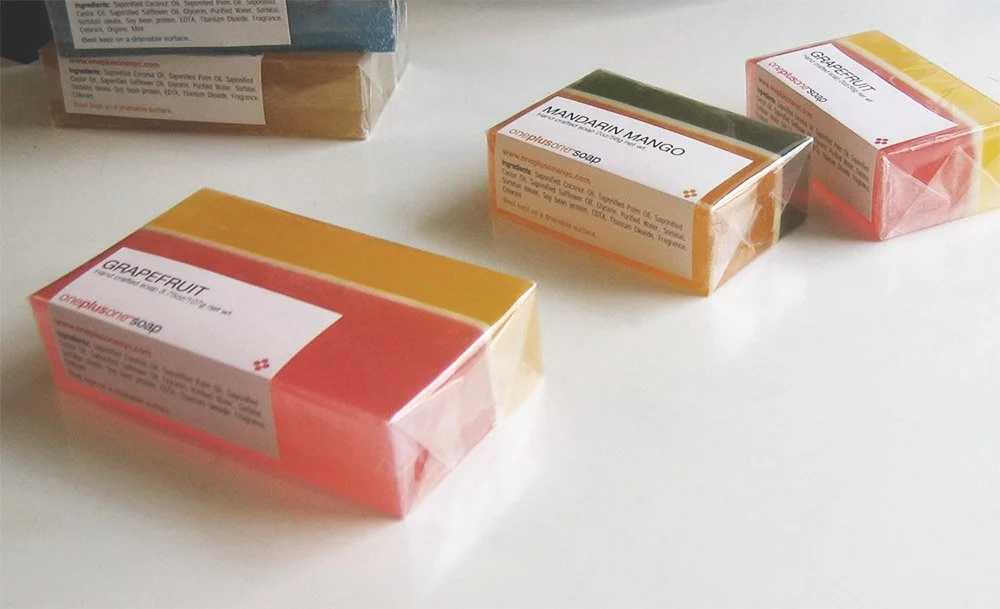 Hand-made soap for OnePlusOne, a home goods business I co-founded.