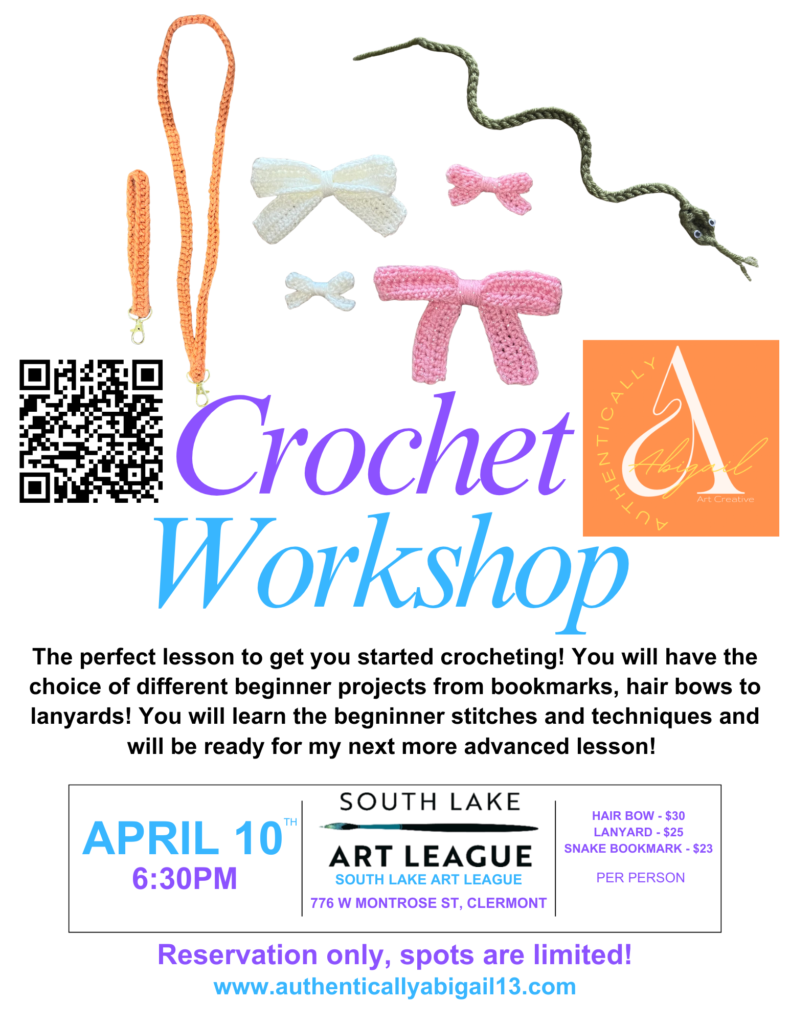 Beginner Crochet Workshop