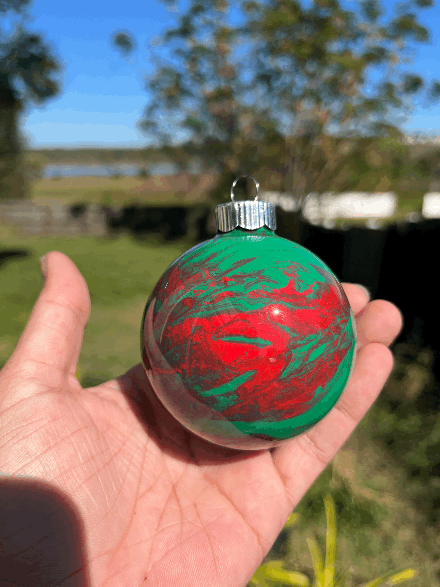 Fluid Art Ornament Painting - South Lake Art League