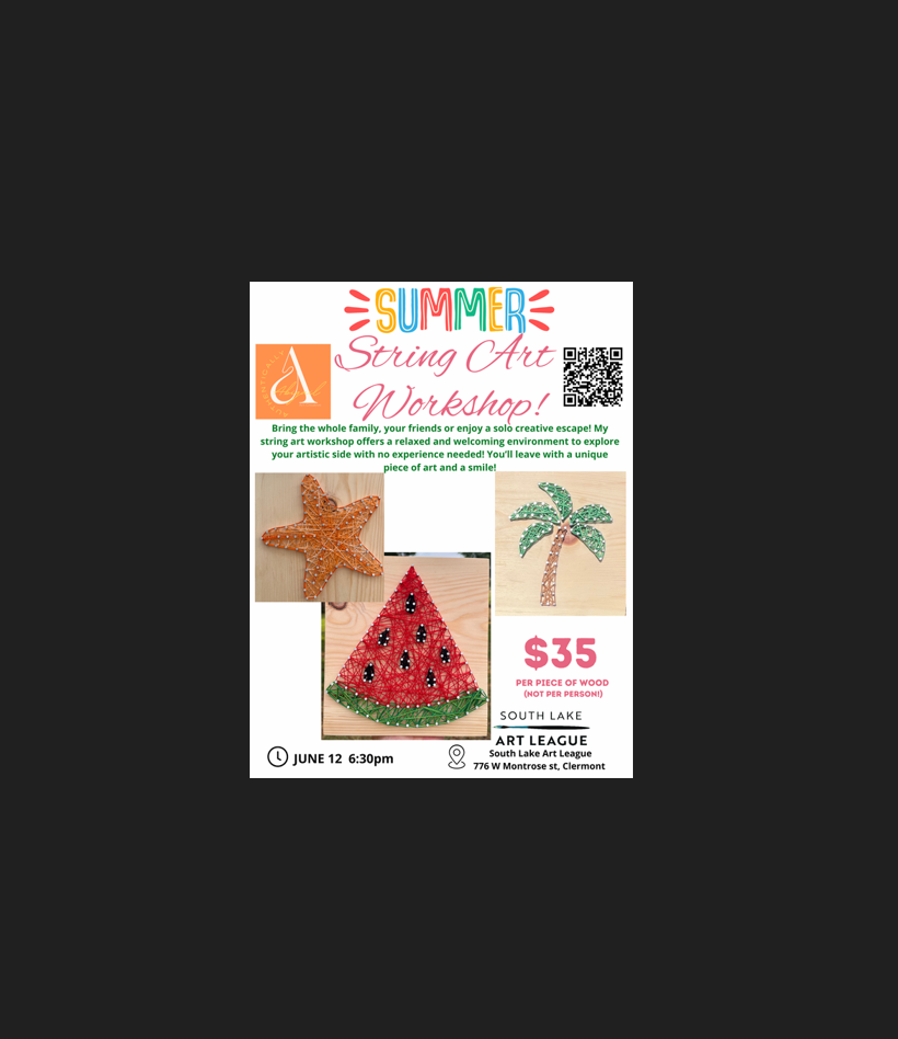 String art workshop