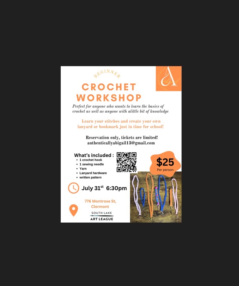 Beginner Crochet Workshop