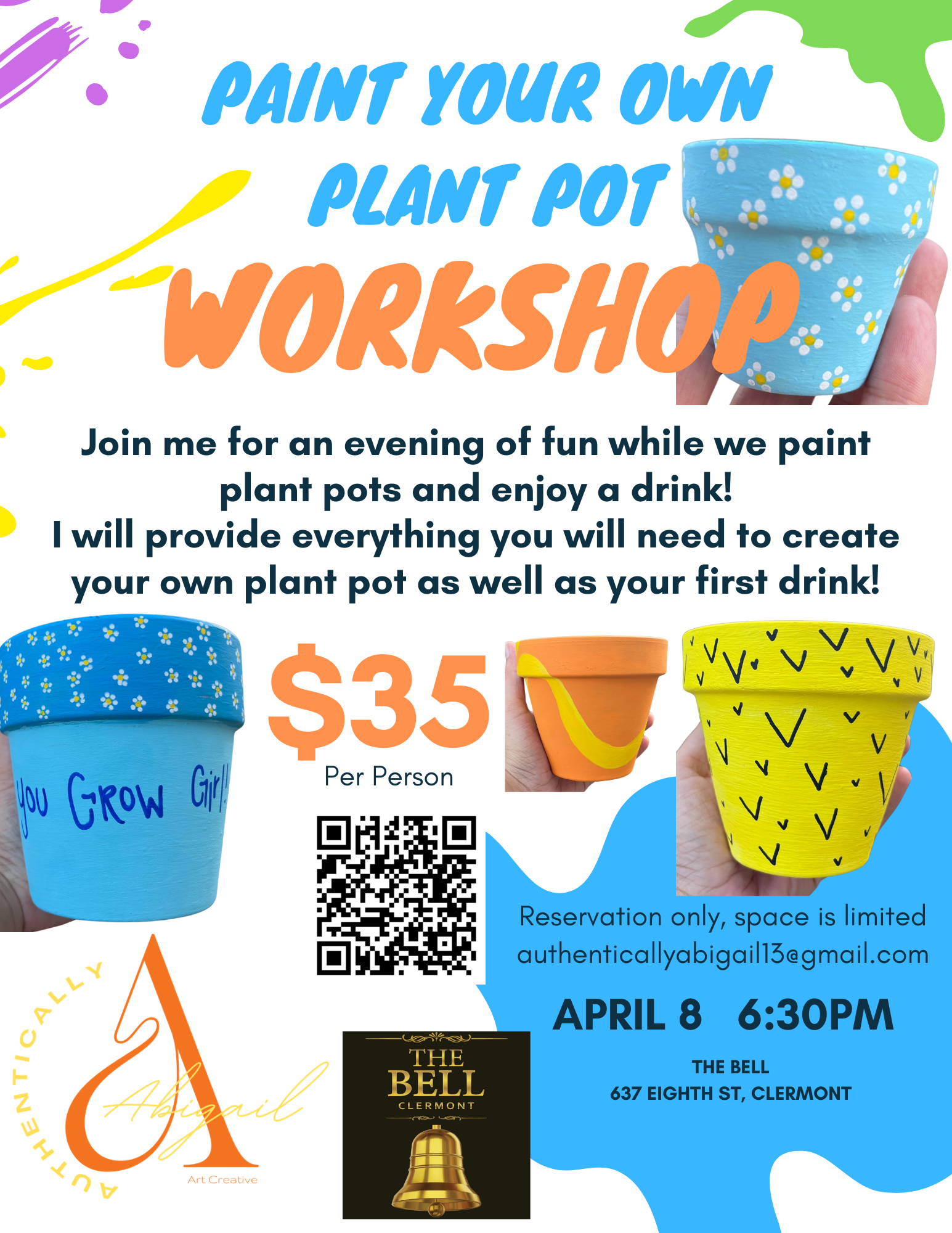 April Paint with a pint - The Bell