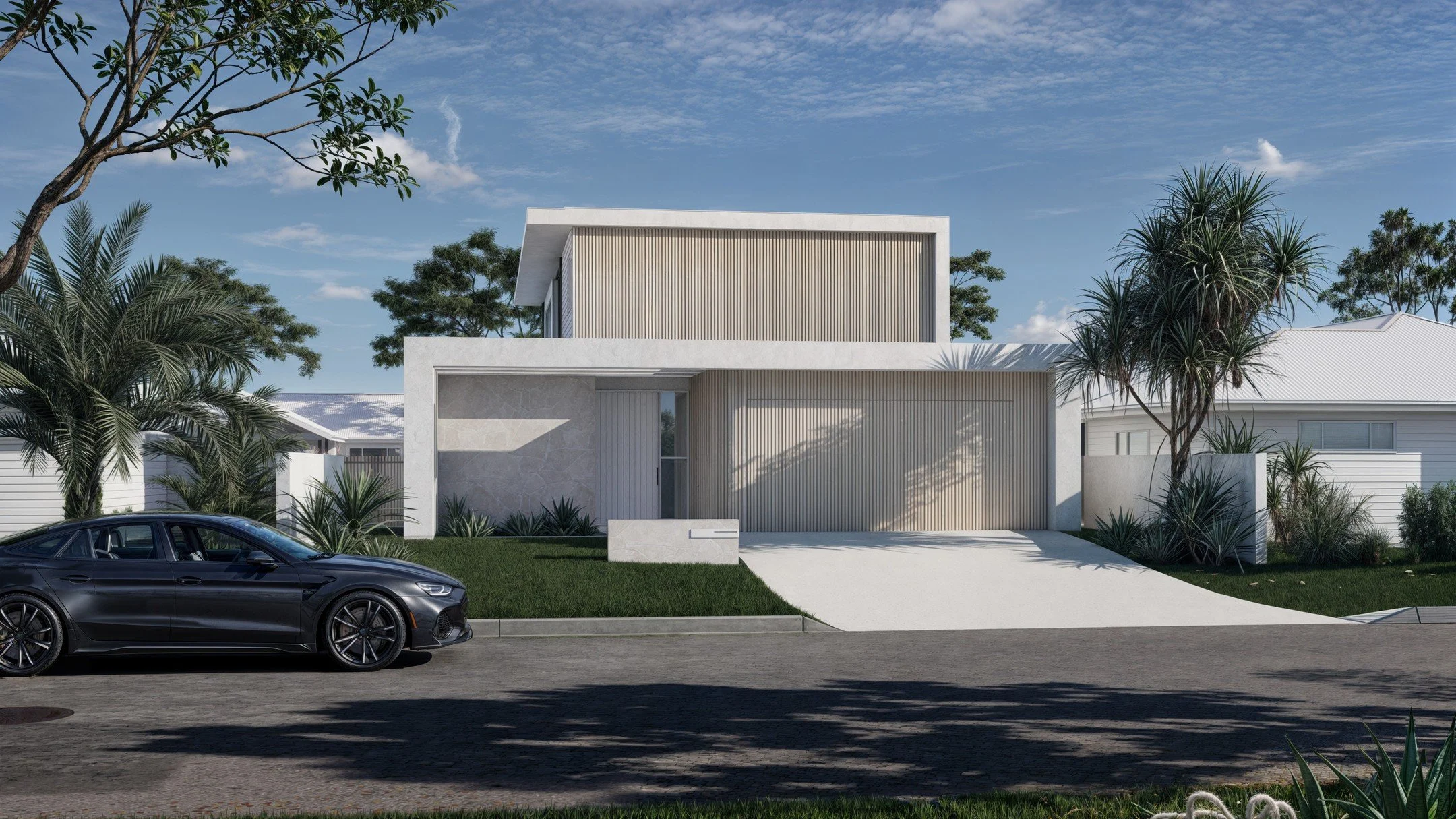 Proud to be a part of this stunning custom home design that we've created for our clients in Sunshine Beach. Looking forward to watching this special project come to life!