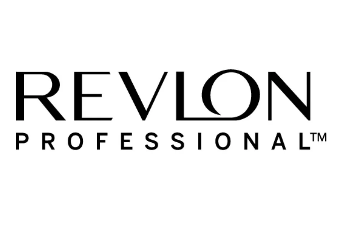 Revlon Professional logo in black and white.