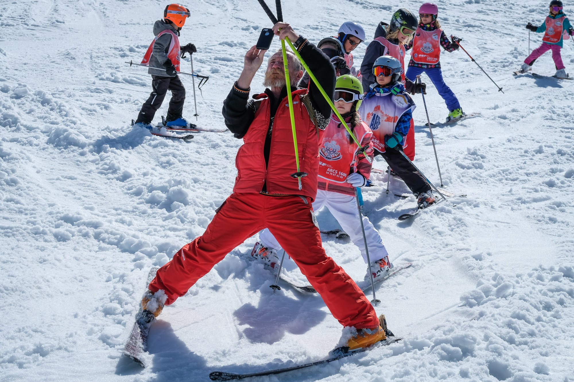 Alps - Extreme sports - Highline - Winter Festislack 2017