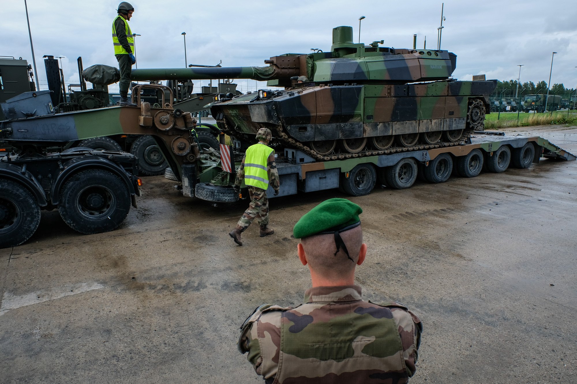 Estonia - Nato Battle group - French army Lynx operation face to