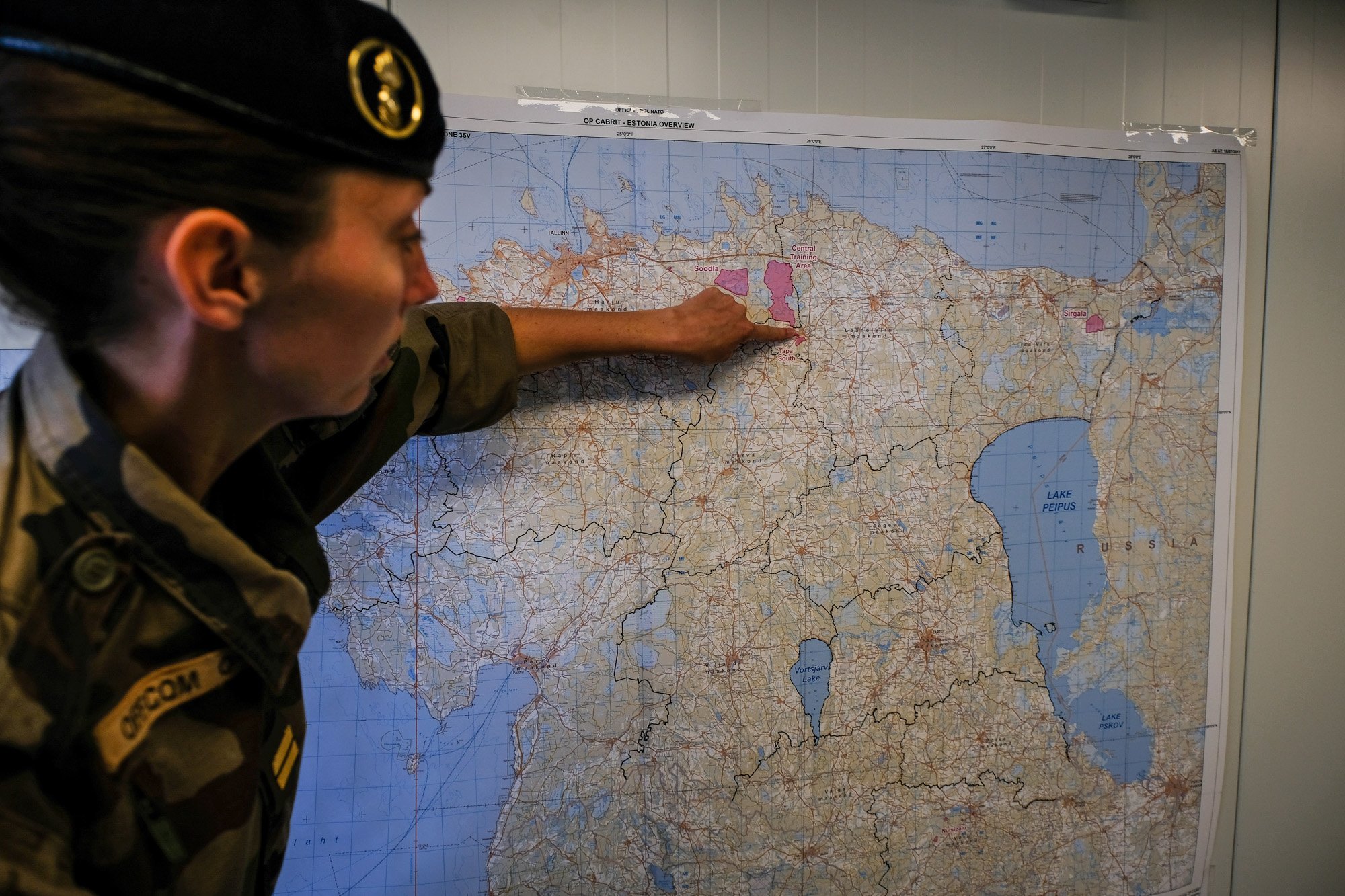 Estonia - Nato Battle group - French army Lynx operation face to
