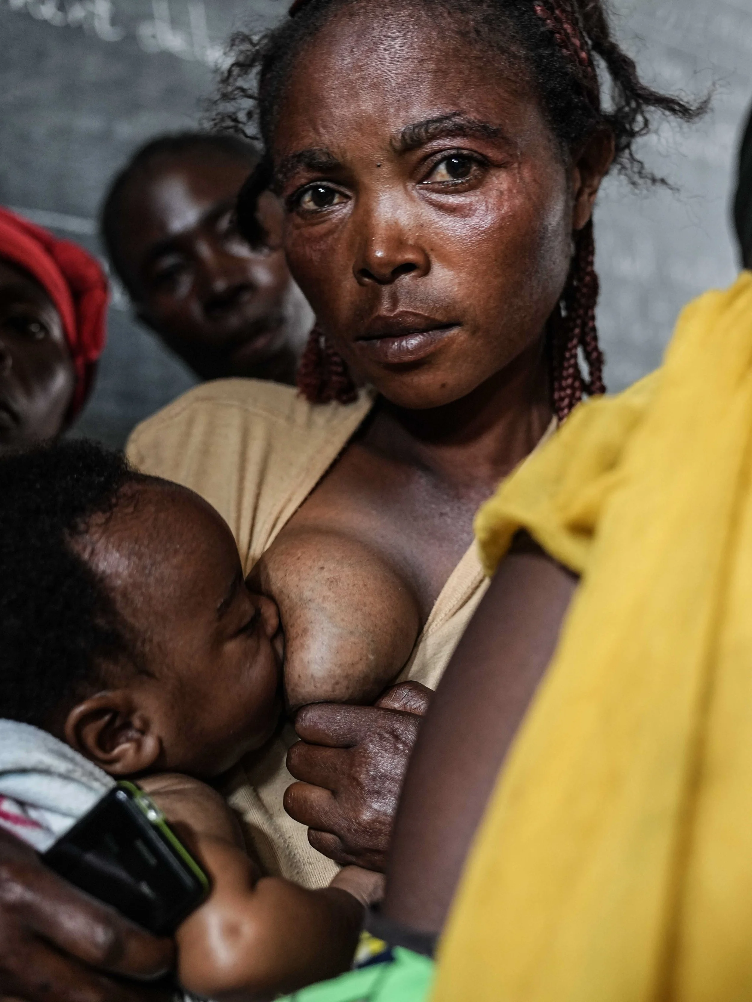 VEUVES - 9 Le mari de Célestine Tshidibi Mulumba, soldat de l_armée congolaise, a été tué lors des combats contre les rebelles du M23, en janvier 2025.JPG