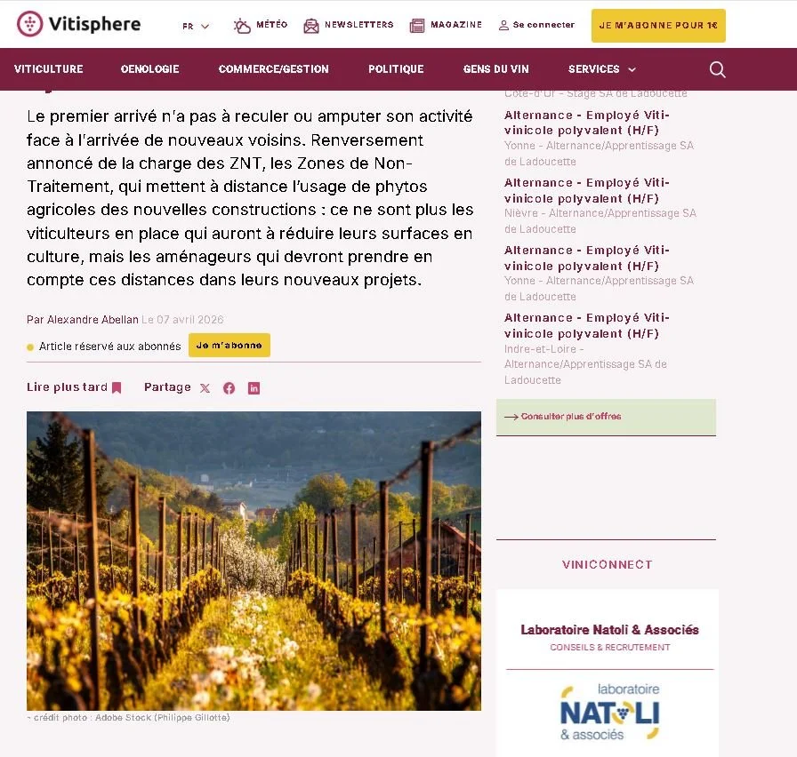 publication - Philippe Gillotte - Vitisphere web - mars 2026.JPG