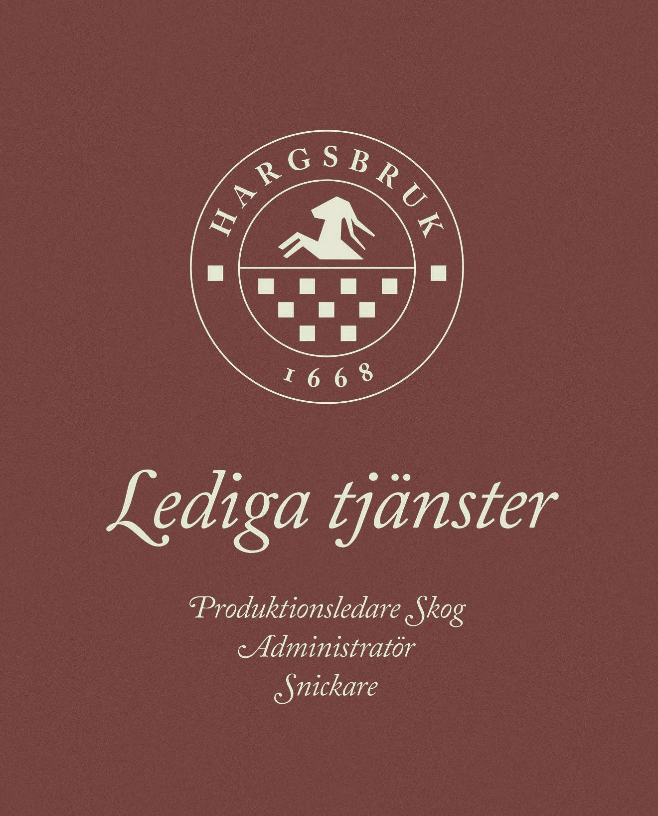 Lediga tjänster
