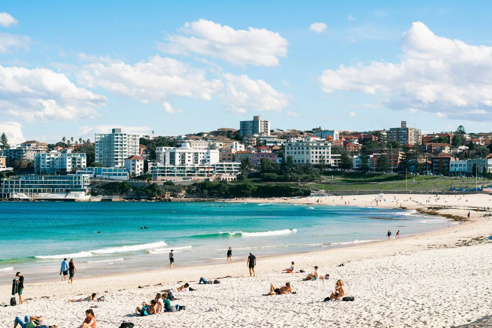 Guests at Bondi Pavilion on Sydney private tour