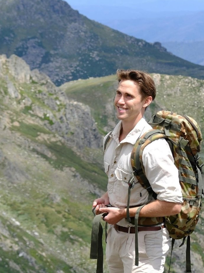 Alex White, tour guide and co-founder