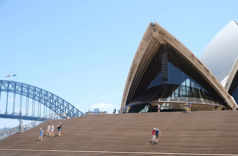 Sydney Opera House steps private tour