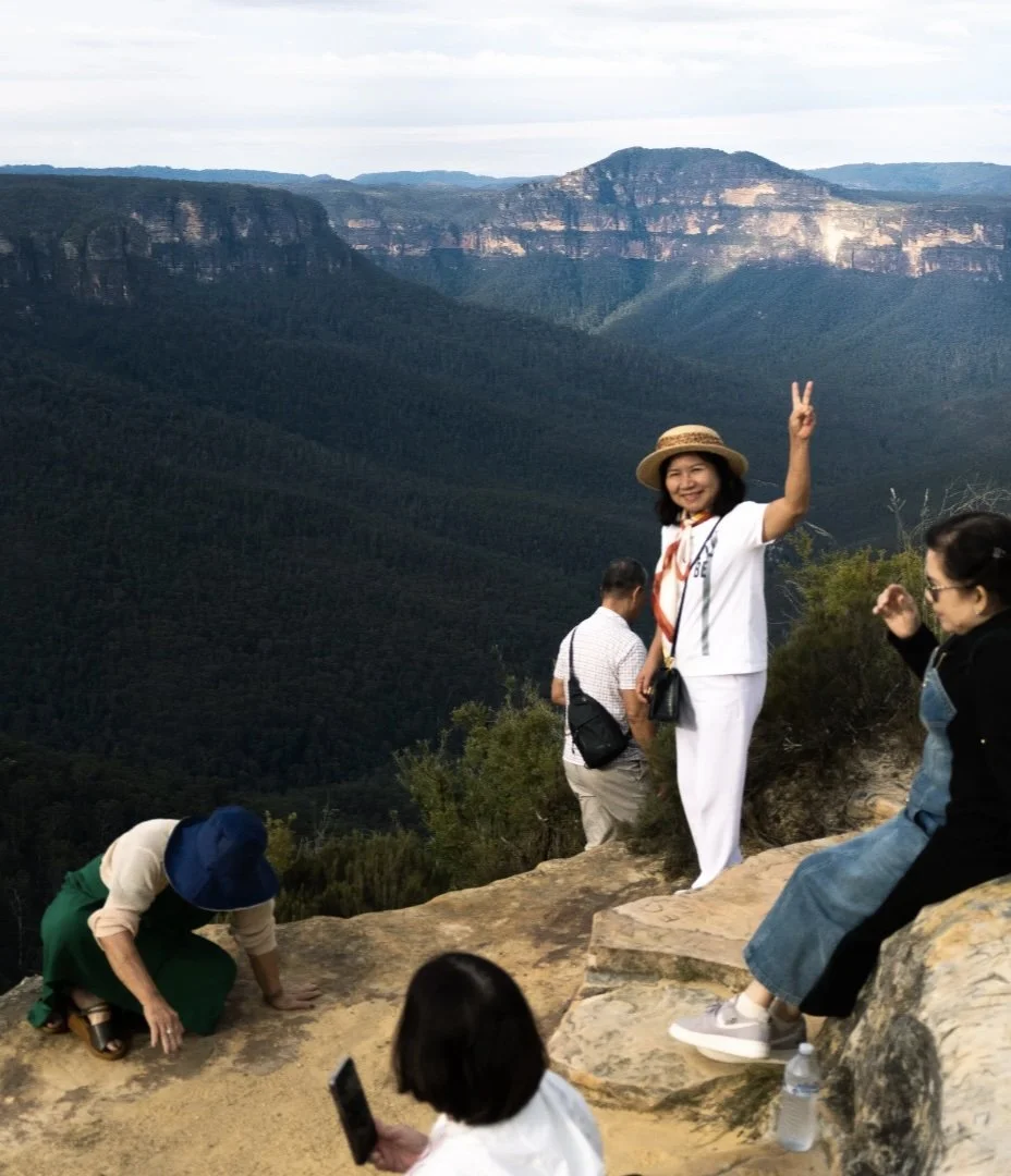 Anvil Rock Blue Mountains clifftop views hiking