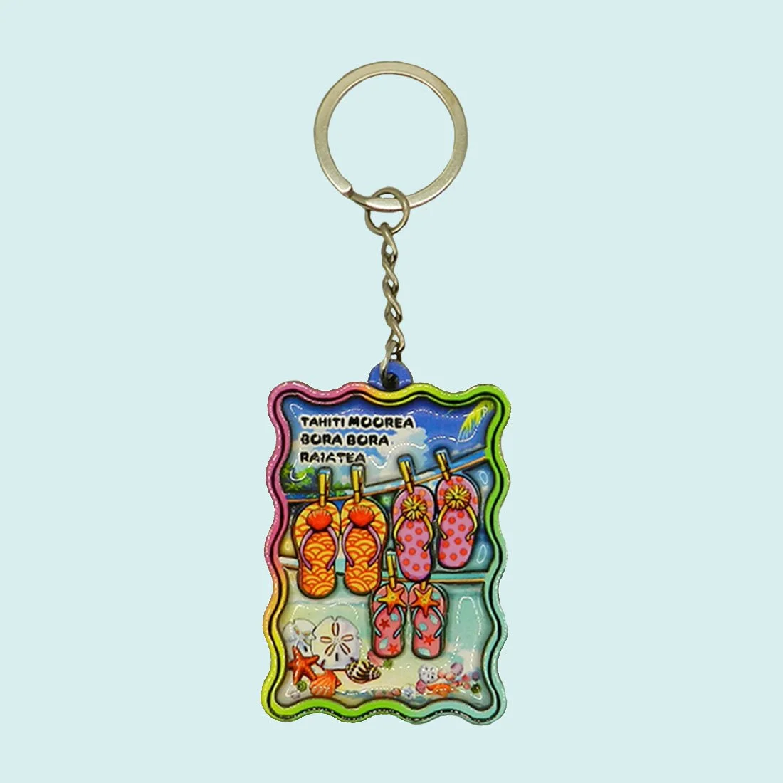 Porte clefs en pvc savates || CUP023