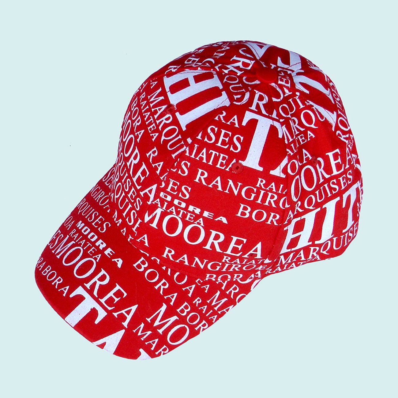 Casquette rouge nom des iles || CAS020