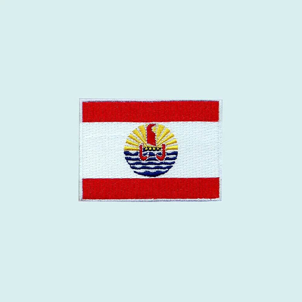 Akacha Patch écusson Îles Marquises – Brodé, Thermocollant, 7 X 4.5 Cm