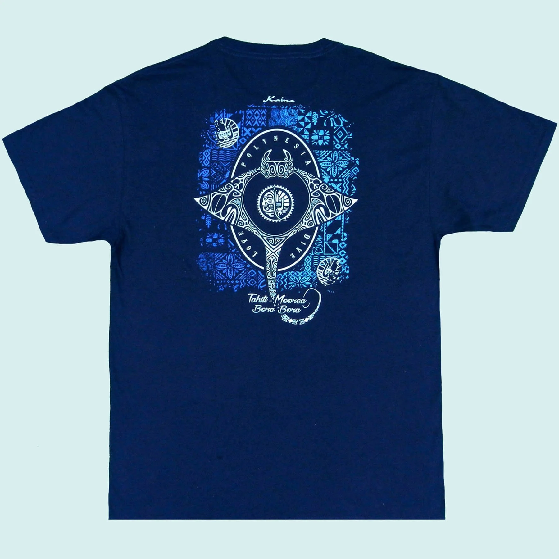 Tee shirt marine raie manta tattoo || TMC061