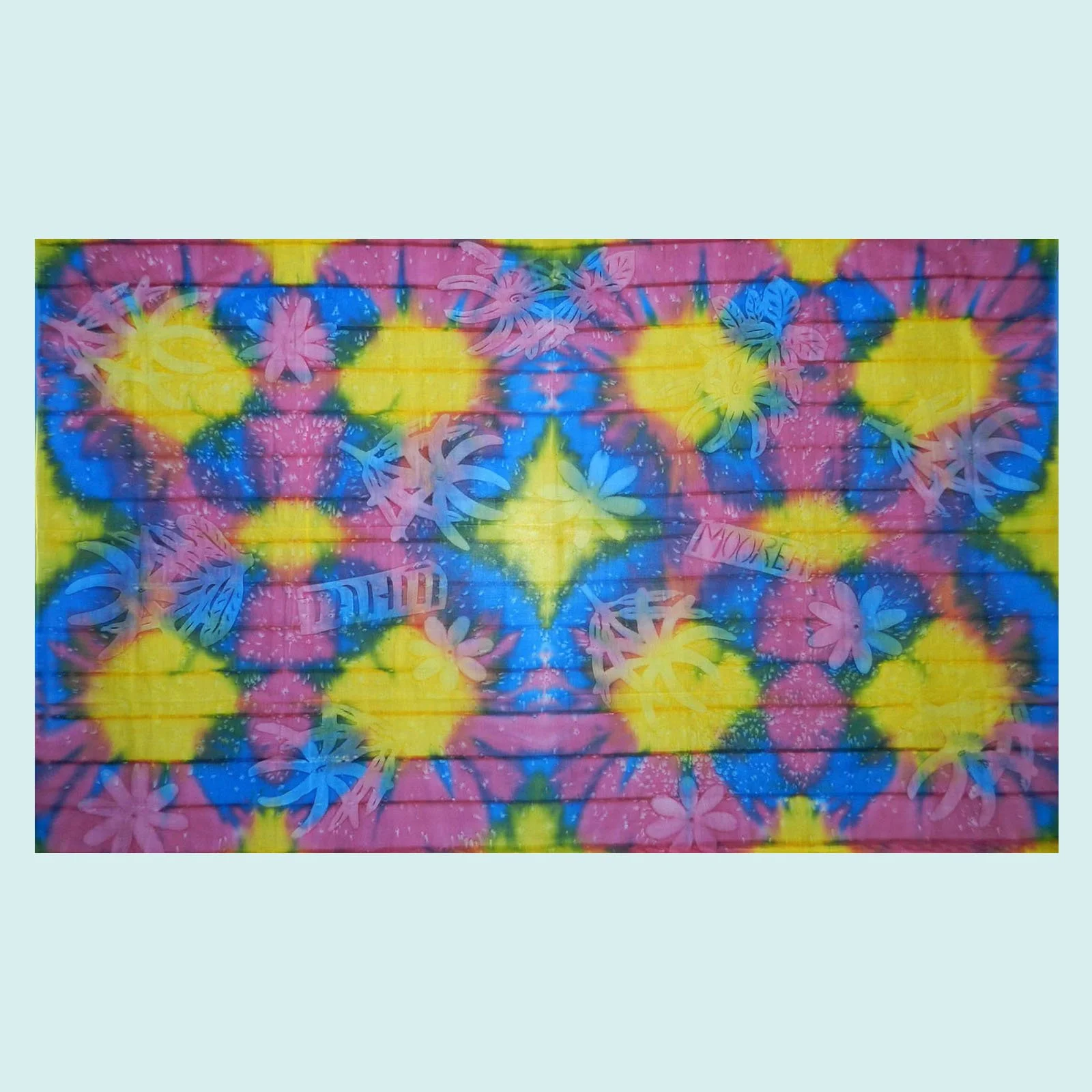 Paréo tiaré Tahiti et stylisé || PVC027