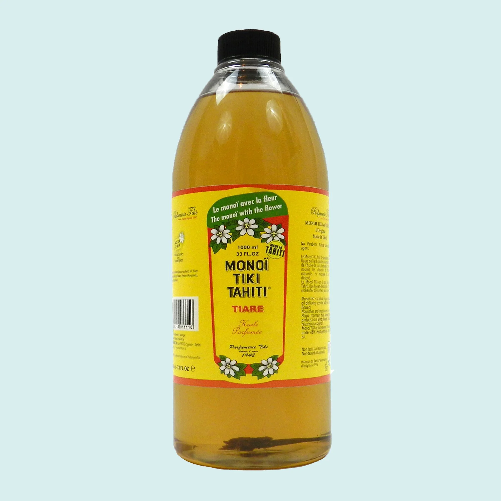 Monoï tiaré naturel 1 litre || MON011