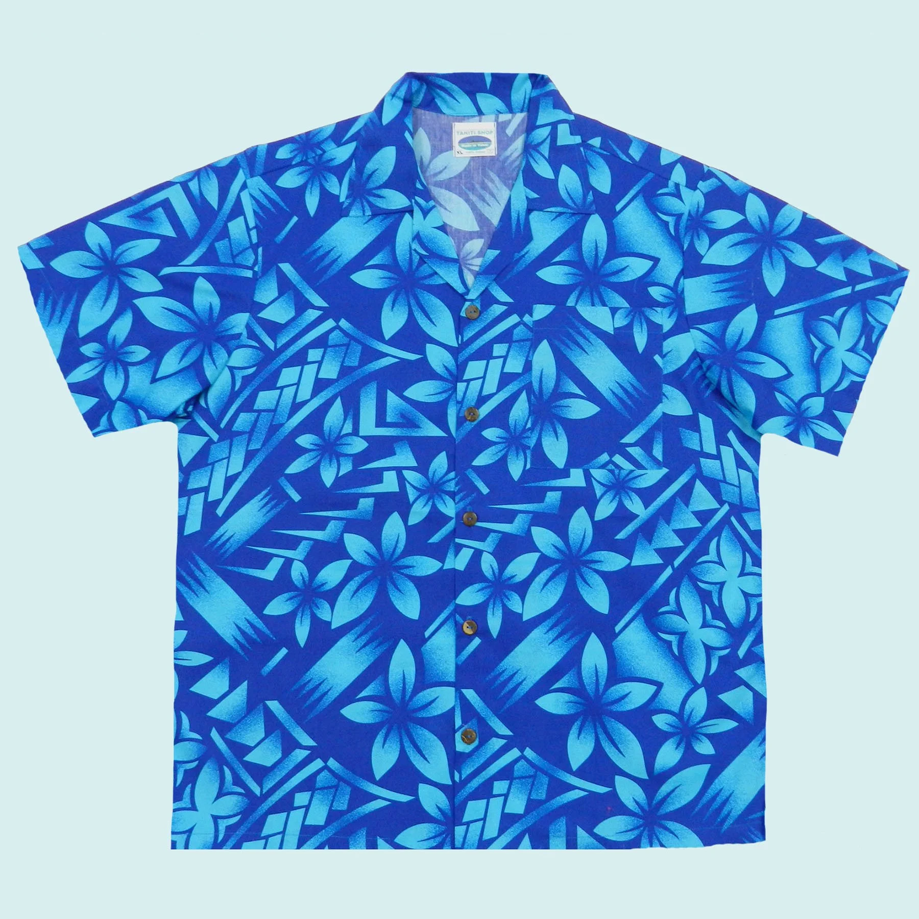 Chemise turquoise tipanié tattoo || CHE056