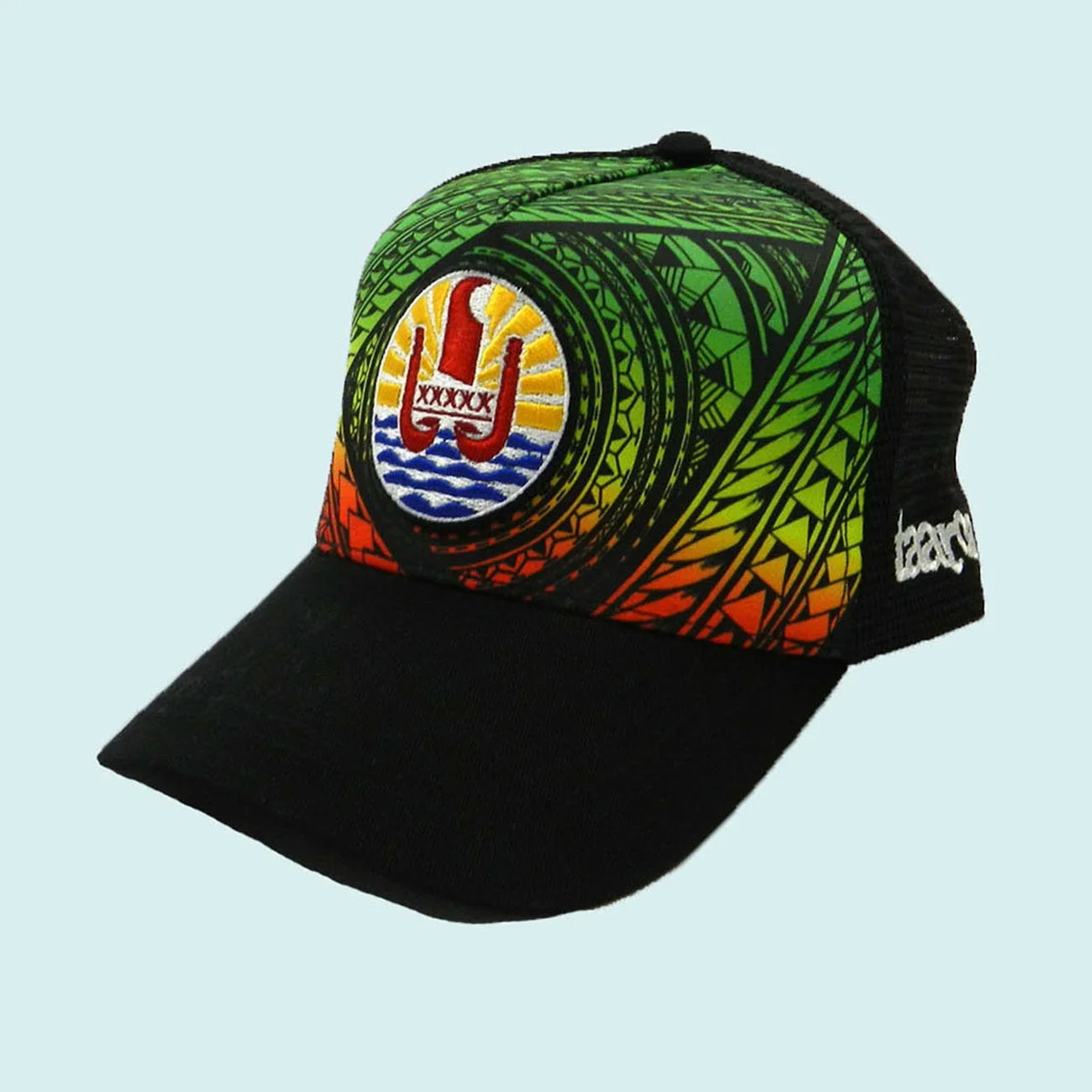 Casquette rasta logo de la Polynésie || CAS002