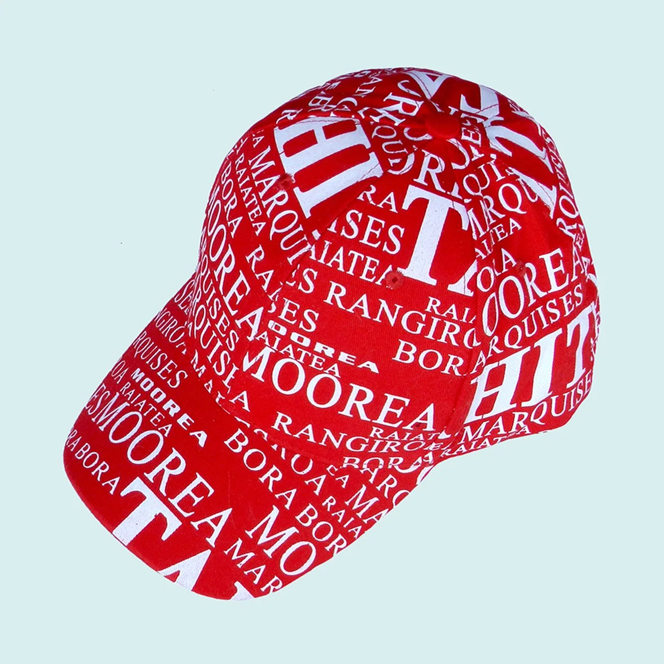 Casquette rouge nom des iles || CAS020