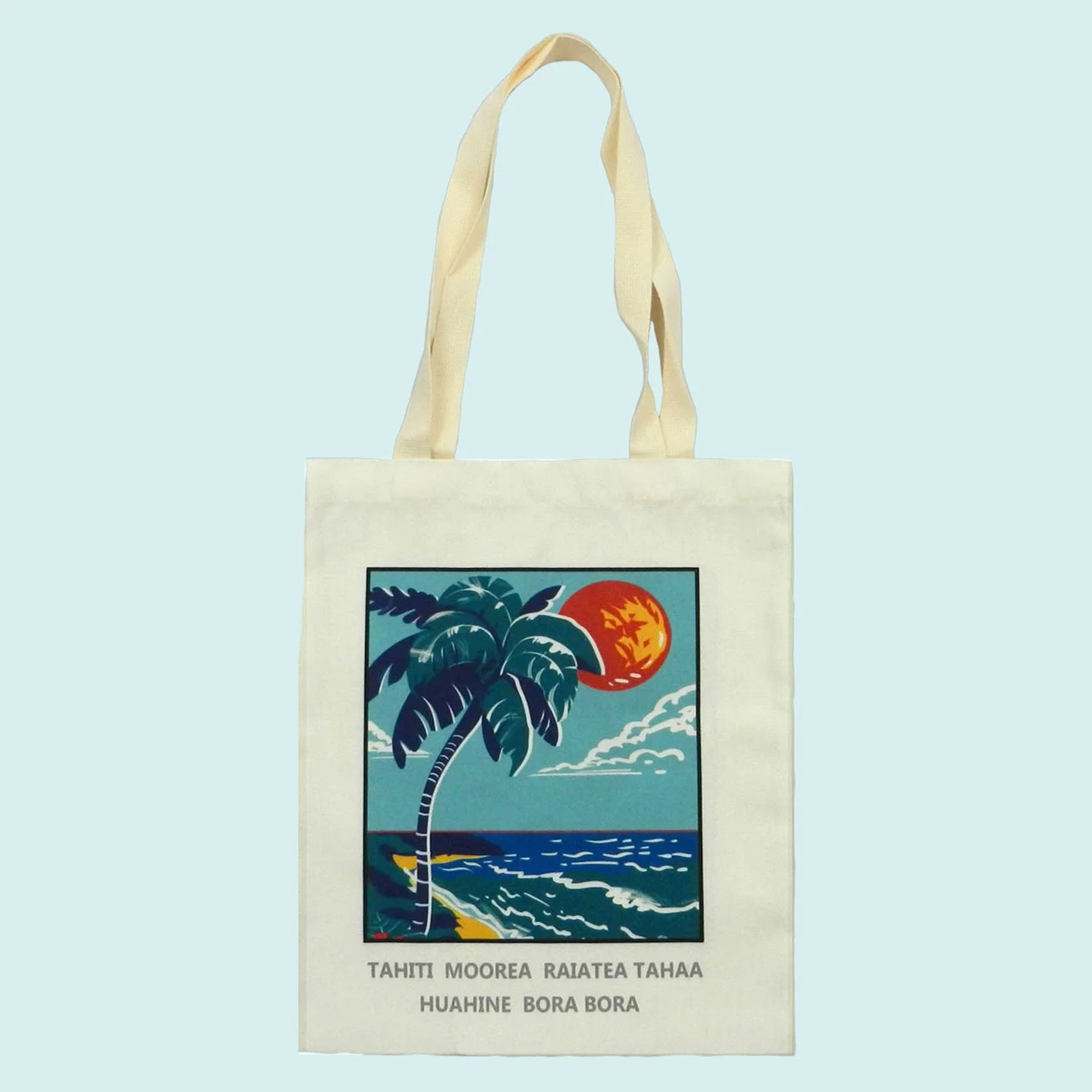 Sac de plage beige cocotier || SAC021