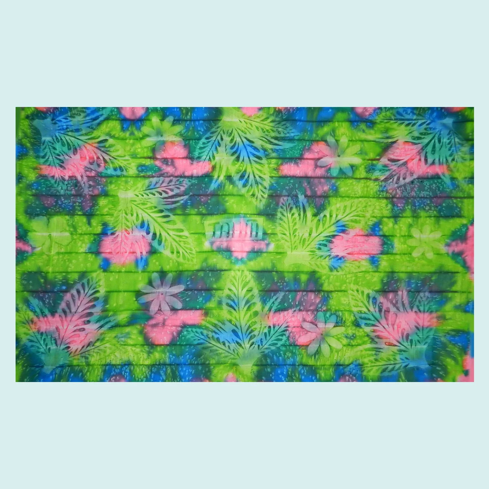 Paréo divers fleurs et feuillages || PVC021