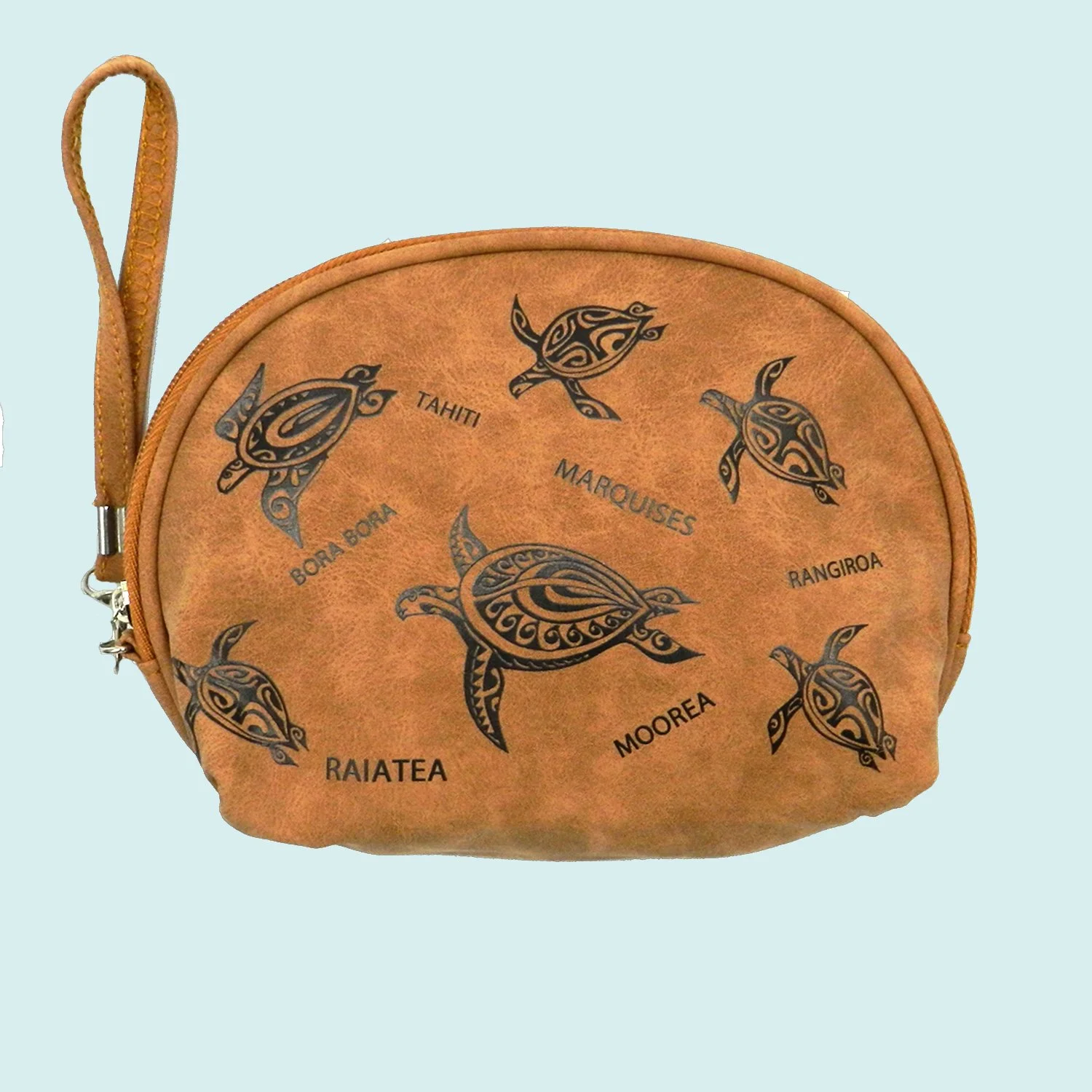 Pochette marron tortue || POC013