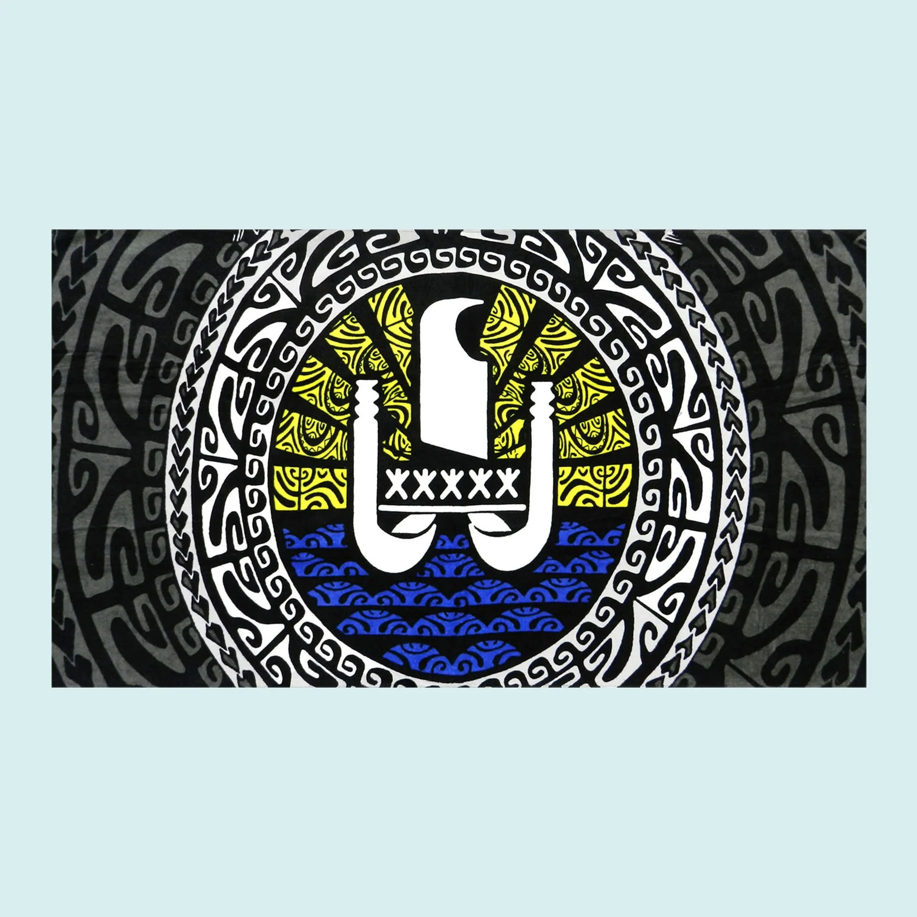 Serviette maohi et logo du fenua || SER010