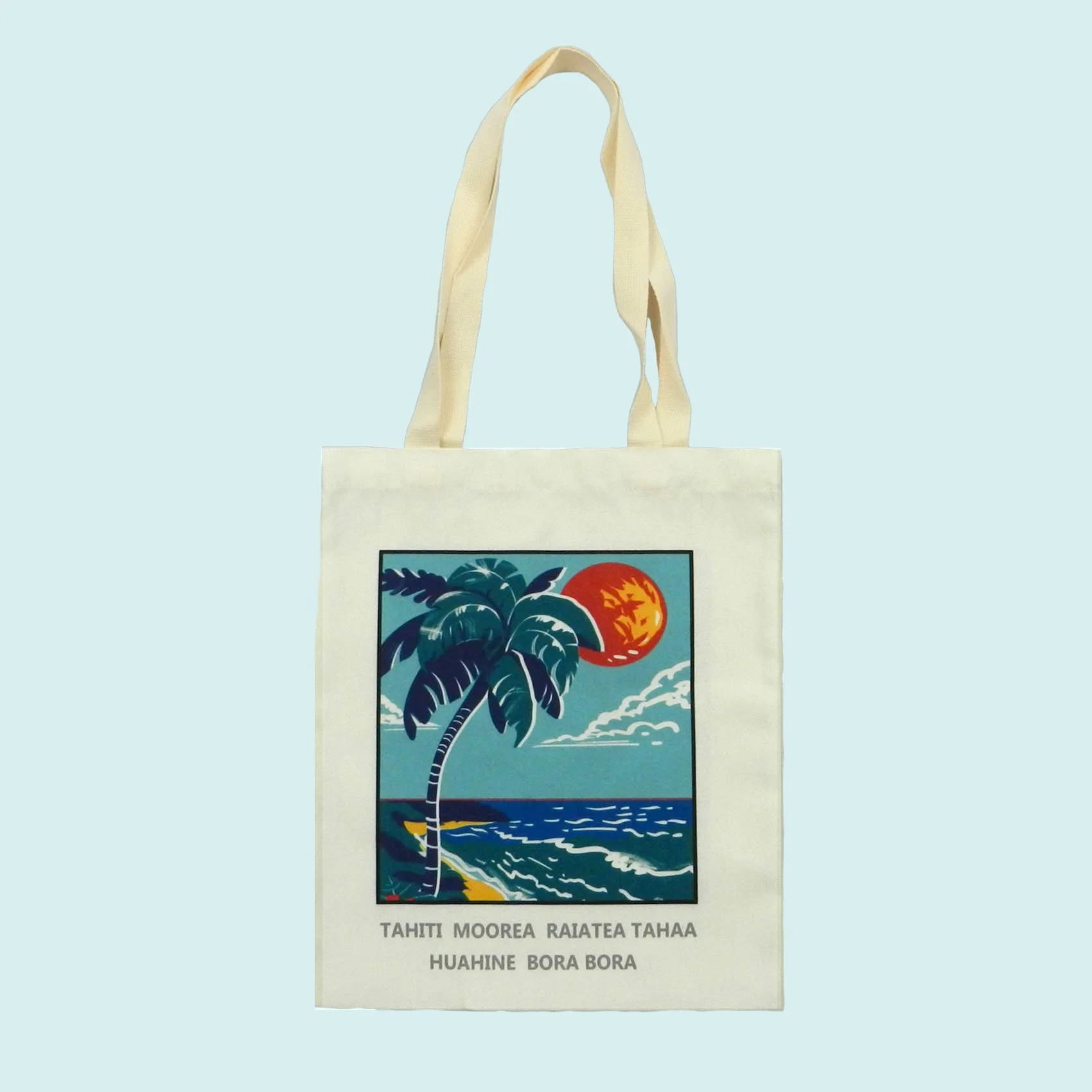 Sac de plage beige cocotier || SAC021