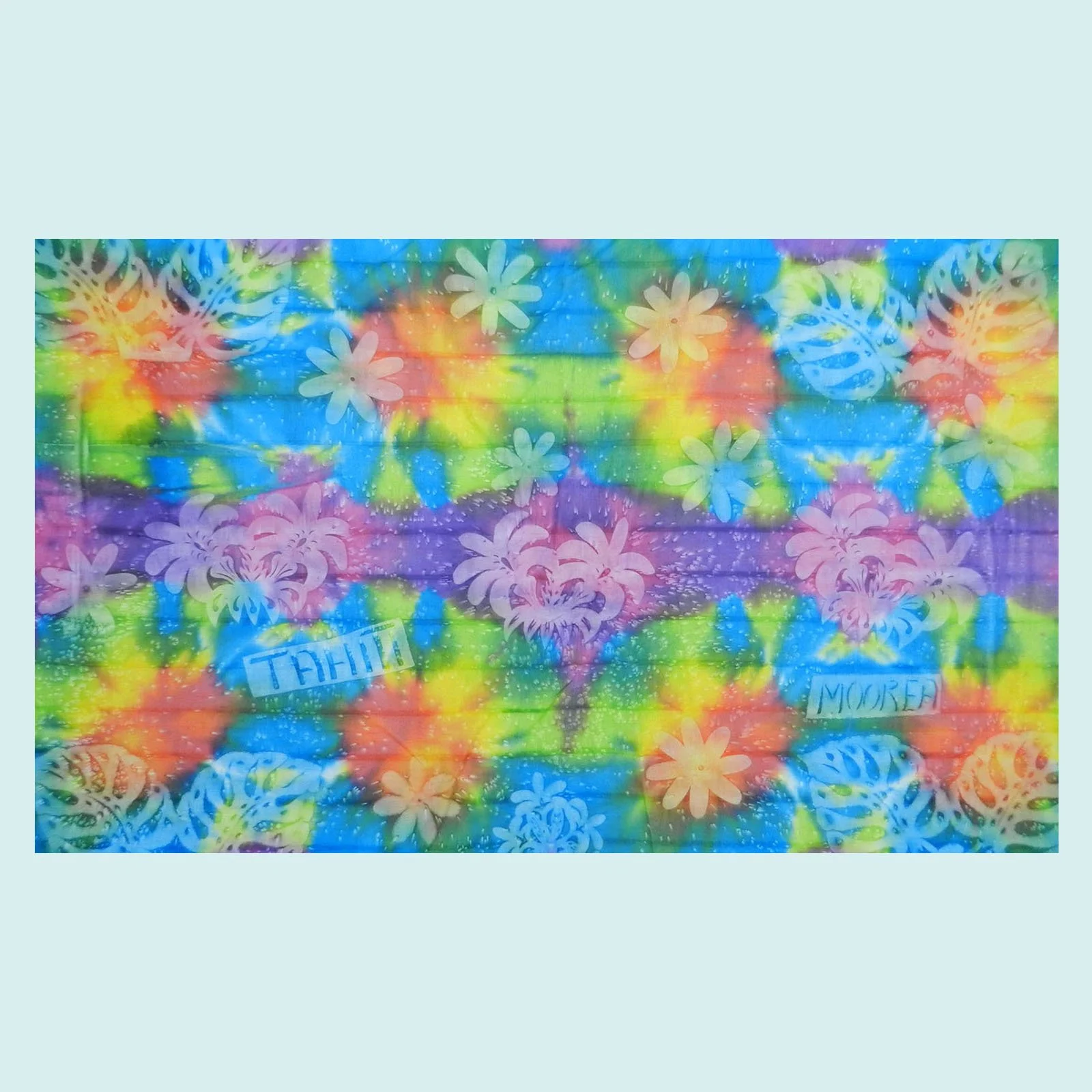 Paréo multiples tiaré Tahiti || PVC015