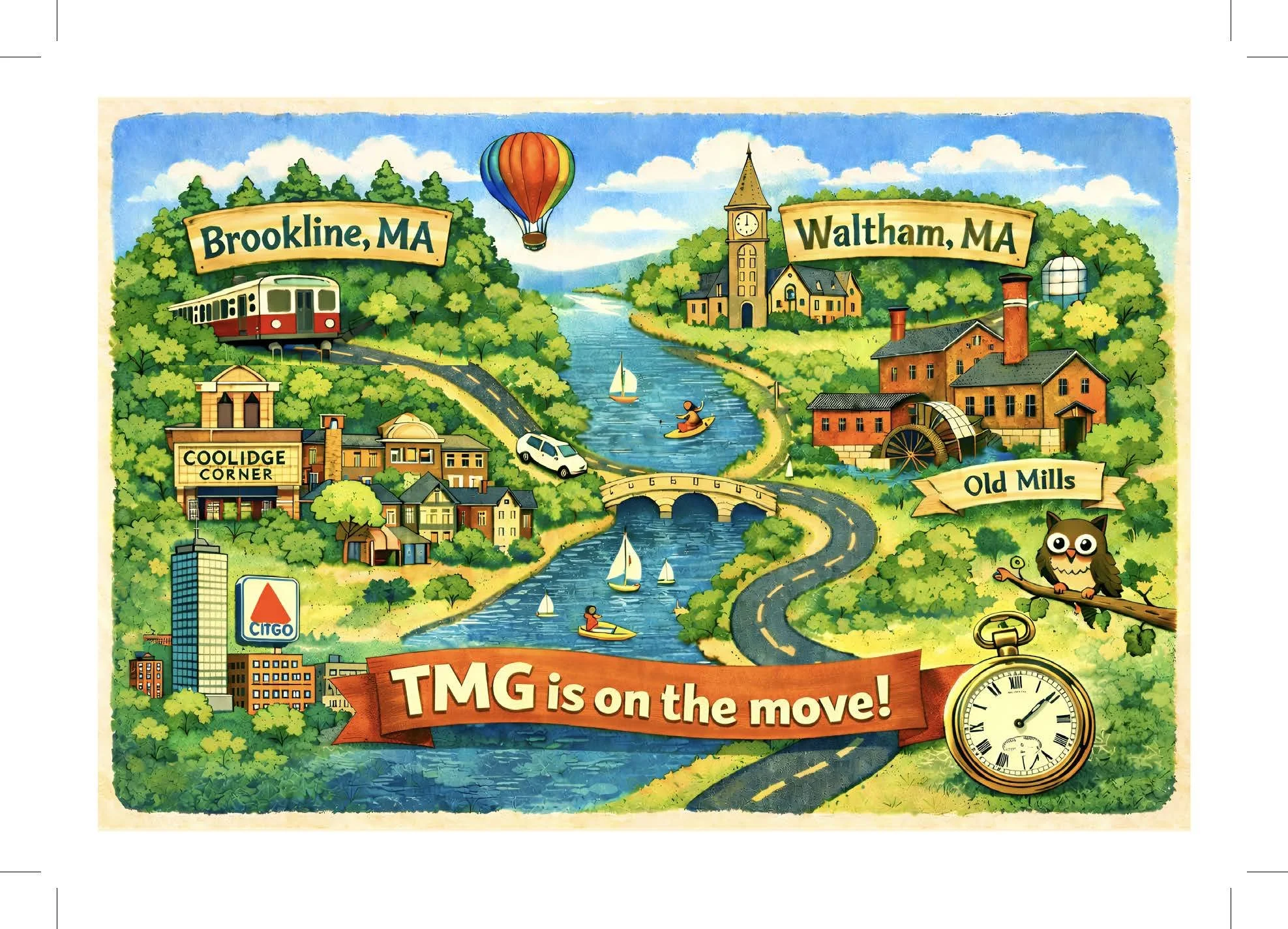 TMG is moving to Waltham