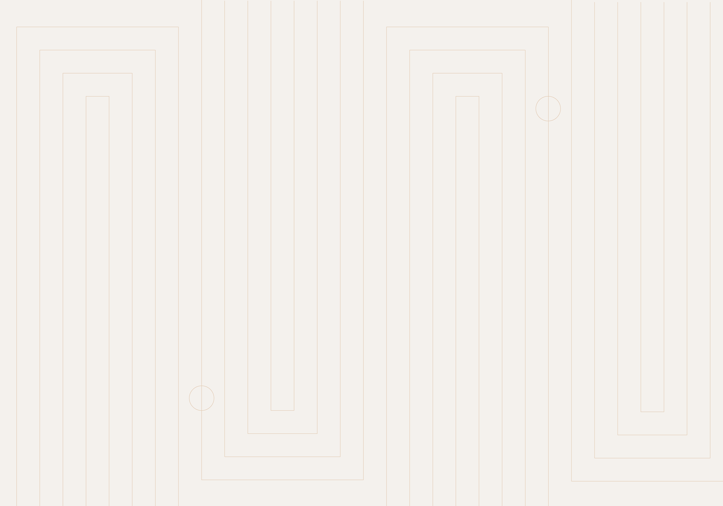 Abstract geometric pattern with maze-like lines on a white background.