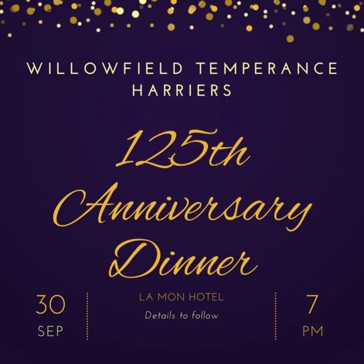 Join us as we celebrate 125 years of Willowfield!

Our 125th Anniversary Dinner will be on the 30th September so save the date!

Current members, past members and your families are all welcome to attend. 

More details to follow soon.