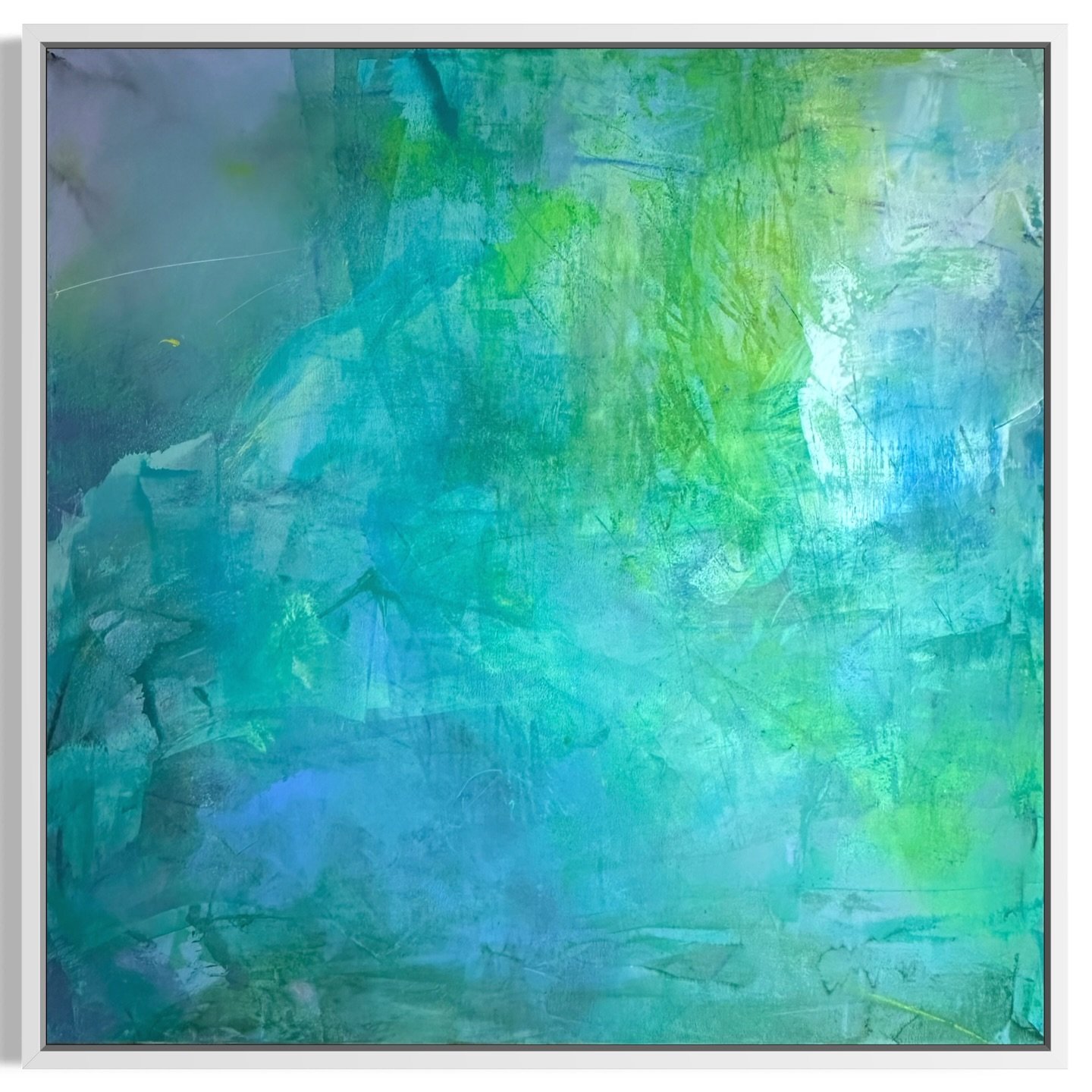&lsquo;What the water gave me&rsquo; 
76x76cm

Excitingly, I&rsquo;ve just found out that this piece from the new @thesquareclub collection has sold before the opening night! 

Whether looking at it, hiking near it, swimming in it, or simply listenin