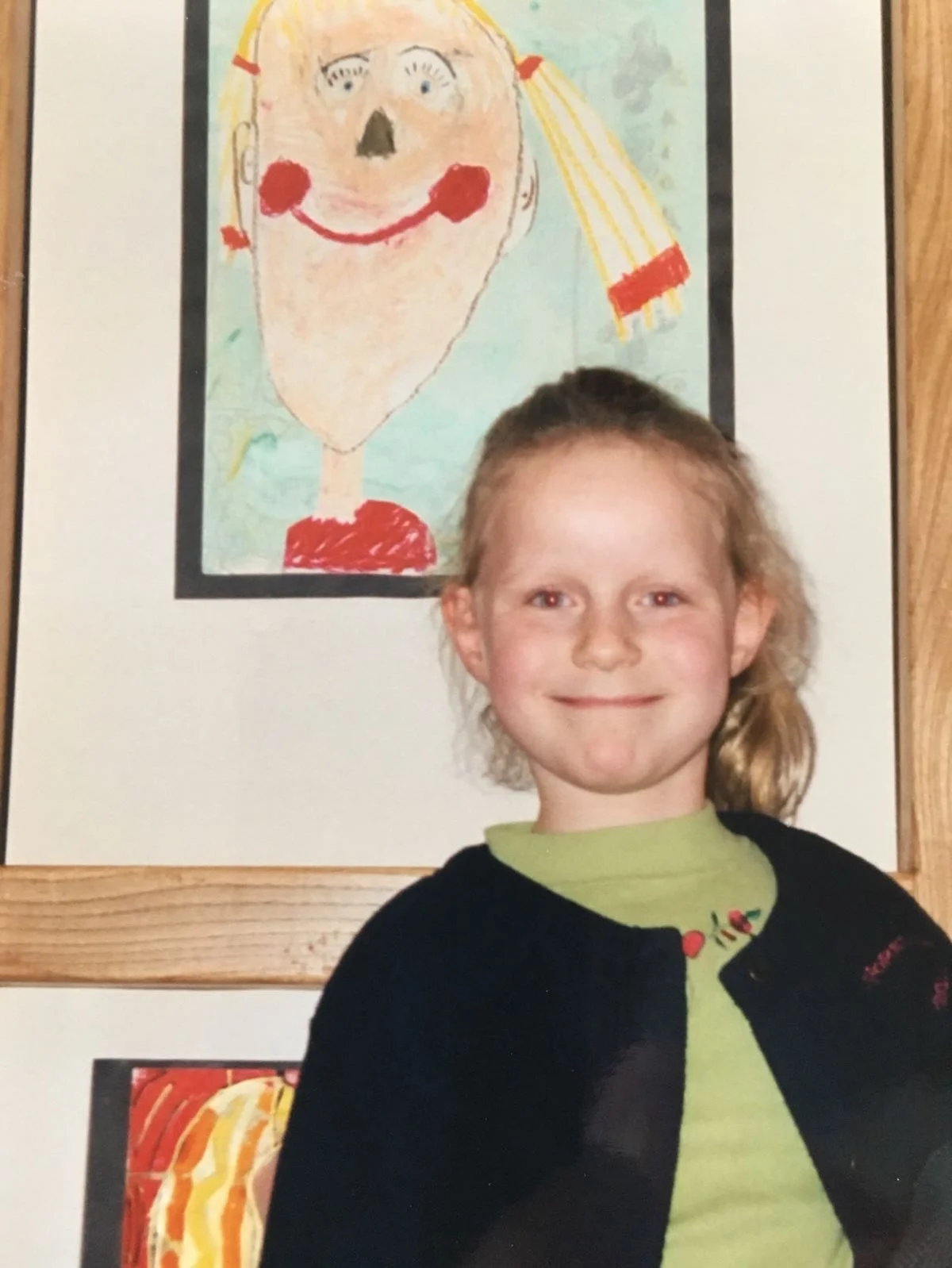 This little girl with a giant head had big plans. Artist on Mondays, Ballet dancer on Tuesdays, Mermaid on Thursdays&hellip; 

Then I grew up and decided being an artist wasn&rsquo;t realistic (though still probably more realistic than the other two!