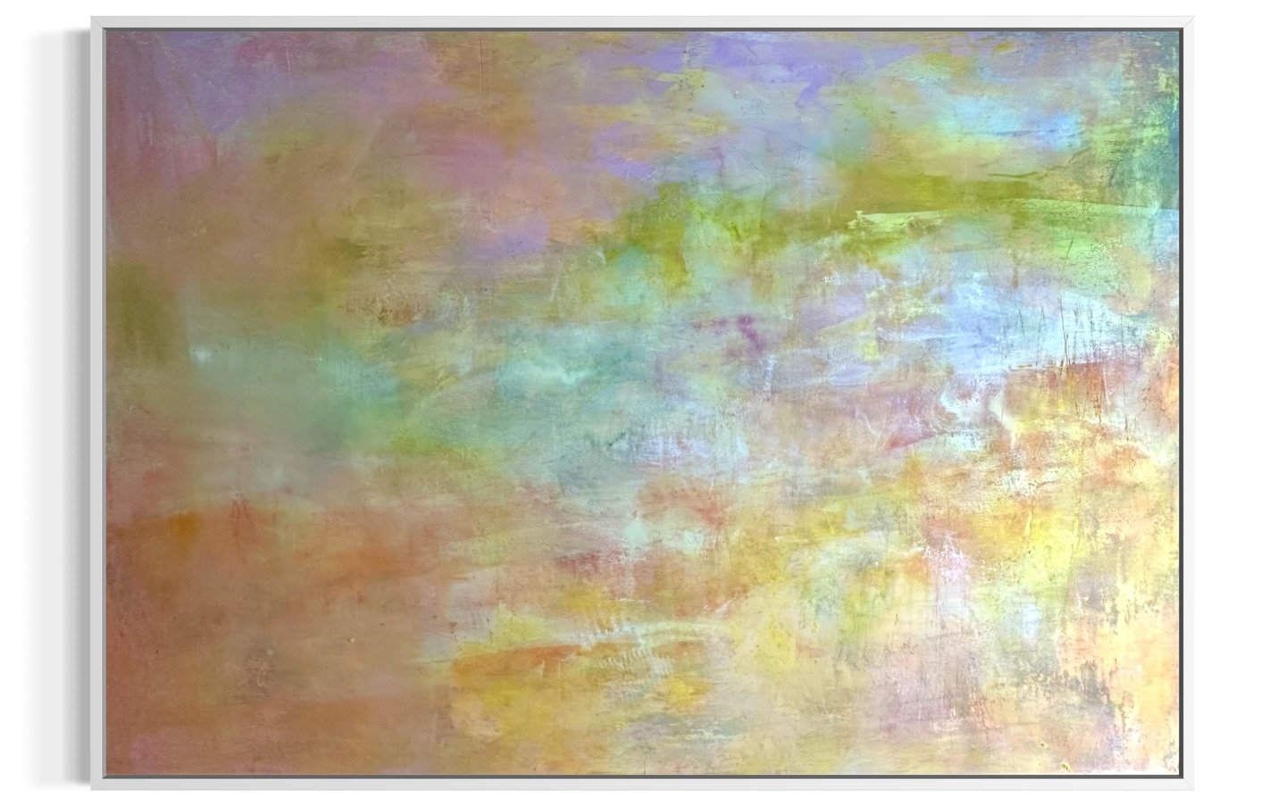 &lsquo;Sunshine on your eyelids&rsquo;
60 &times; 85 cm

Eyes closed, face tilted upwards. This painting is a celebration of those small pauses where you&rsquo;re able to stop long enough to really feel the sun on your skin - and how it can completel