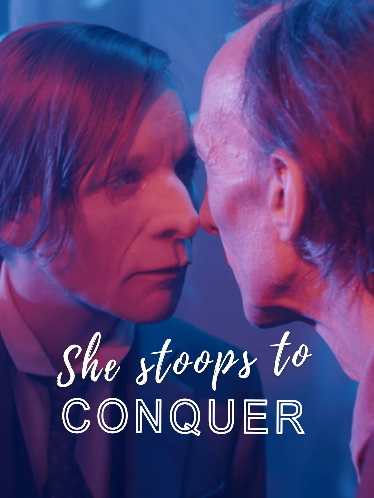 Poster for the short film "She Stoops To Conquer" available to watch for free on the FlixSnip app.