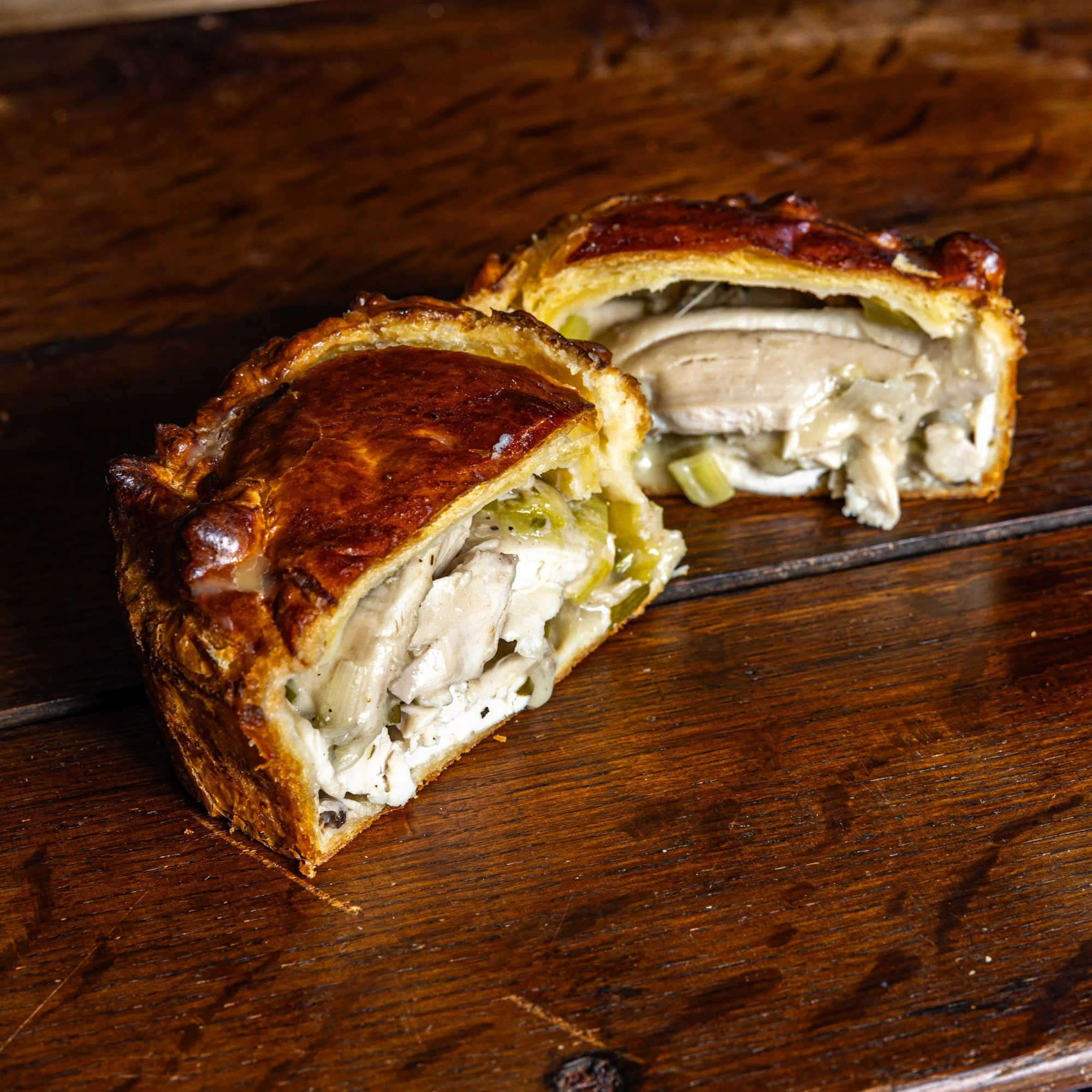 Chicken, Leek, Cider and Tarragon Pie