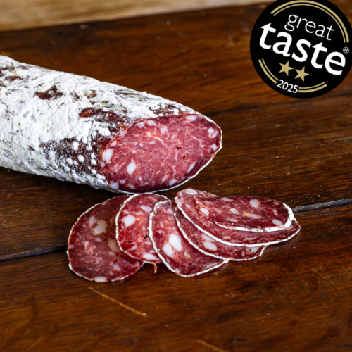 Venison and Red Wine Salami