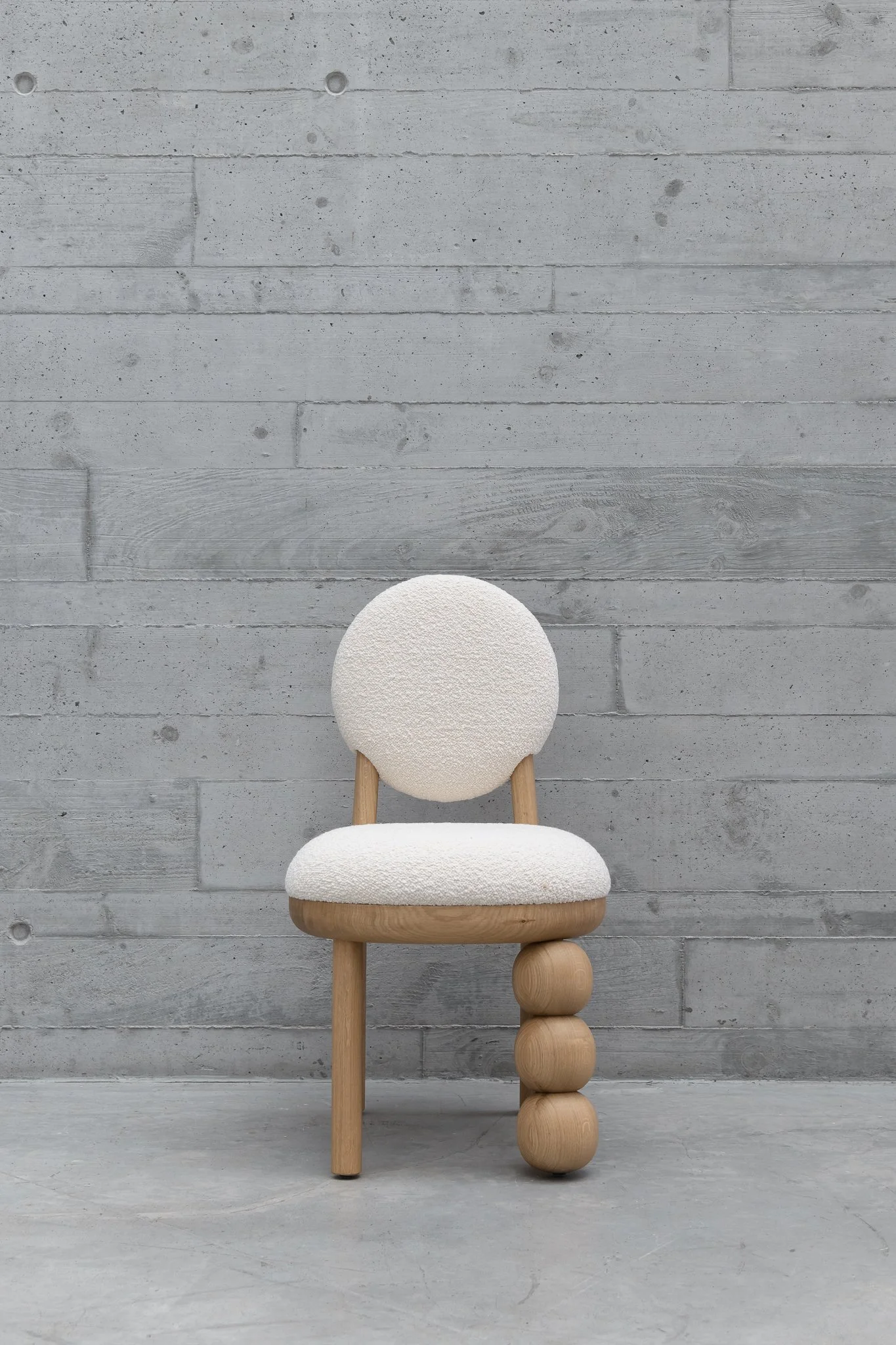 Three Ball Leg Chair