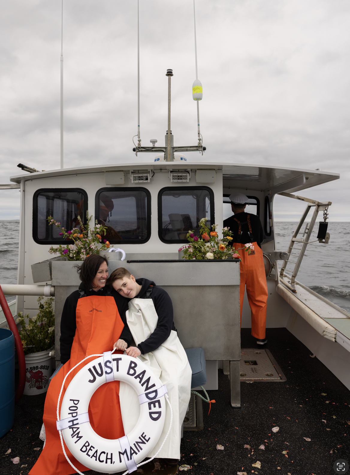 getting married on a lobster charter boat in maine