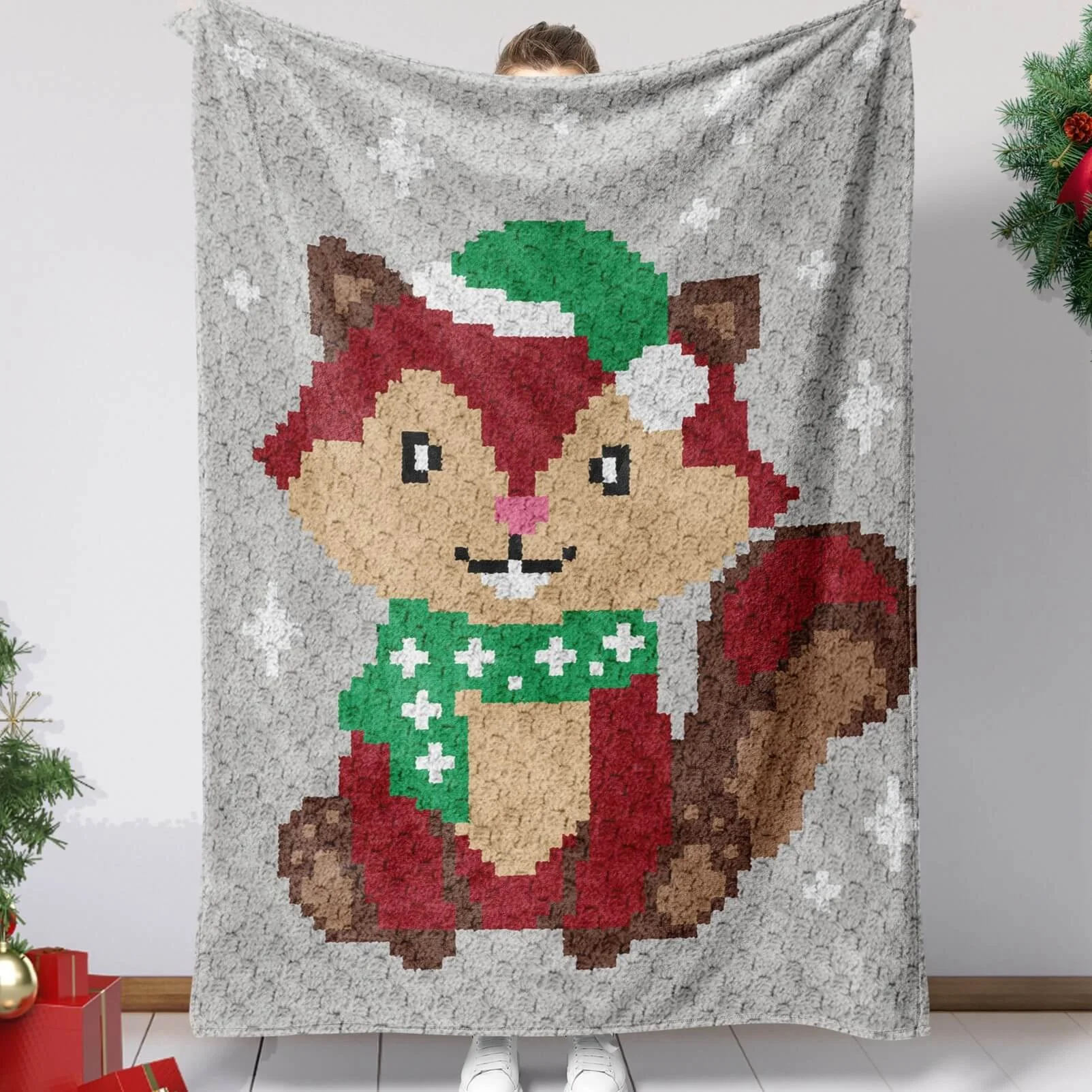 Winter Woodland Chipmunk C2C Pattern 3 - Copy.jpg