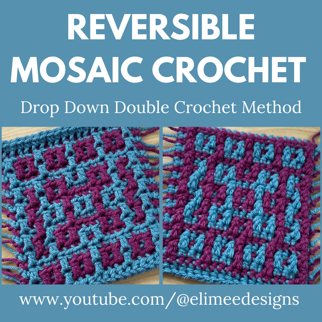 Reversible mosaic crochet square - drop down dc method tiny.png